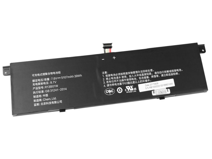 Original Battery Xiaomi 161301-FB 161301-FC 5107mAh 39Wh - Click Image to Close