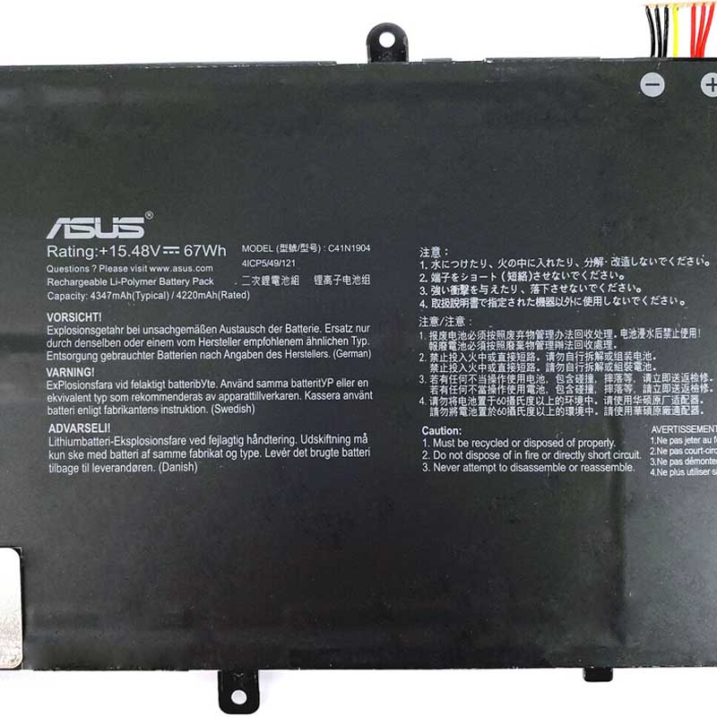 Original Battery Asus C41N1904 C41N1904-1 4347mAh 67Wh