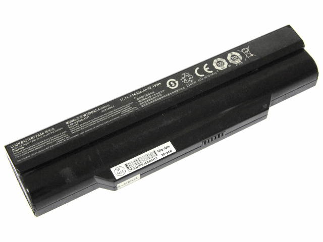 Battery Clevo 6-87-W230S-4271 5600mAh 62.16Wh - Click Image to Close