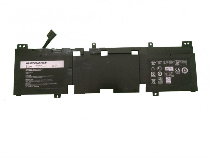 Original 51Wh Dell Alienware 13 Battery - Click Image to Close