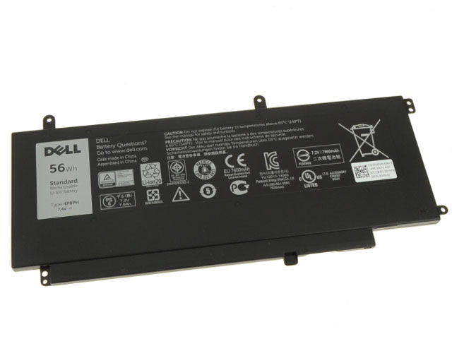 Original 56Wh 6 Cell Dell 4P8PH Battery - Click Image to Close