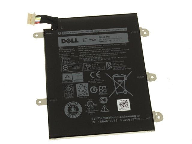 Original 19.5Wh 4-Cell Dell Venue 8 Pro 5855 T03D00 Battery