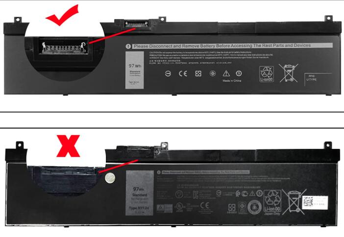 Original Dell Precision 7530 P74F P74F001 Battery 97Wh