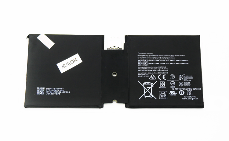 Original Battery Microsoft Surface Go 2 1926 3500mAh 26.81Wh