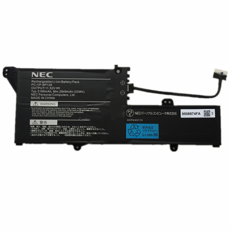 Battery NEC GN10R7/9A PC-GN10R79GA 3166mAh 33Wh