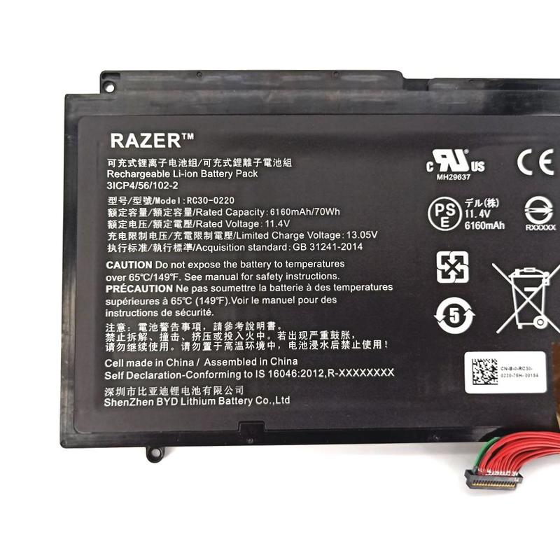 Original Battery Razer 3ICP4/56/102-2 6160mAh 70Wh