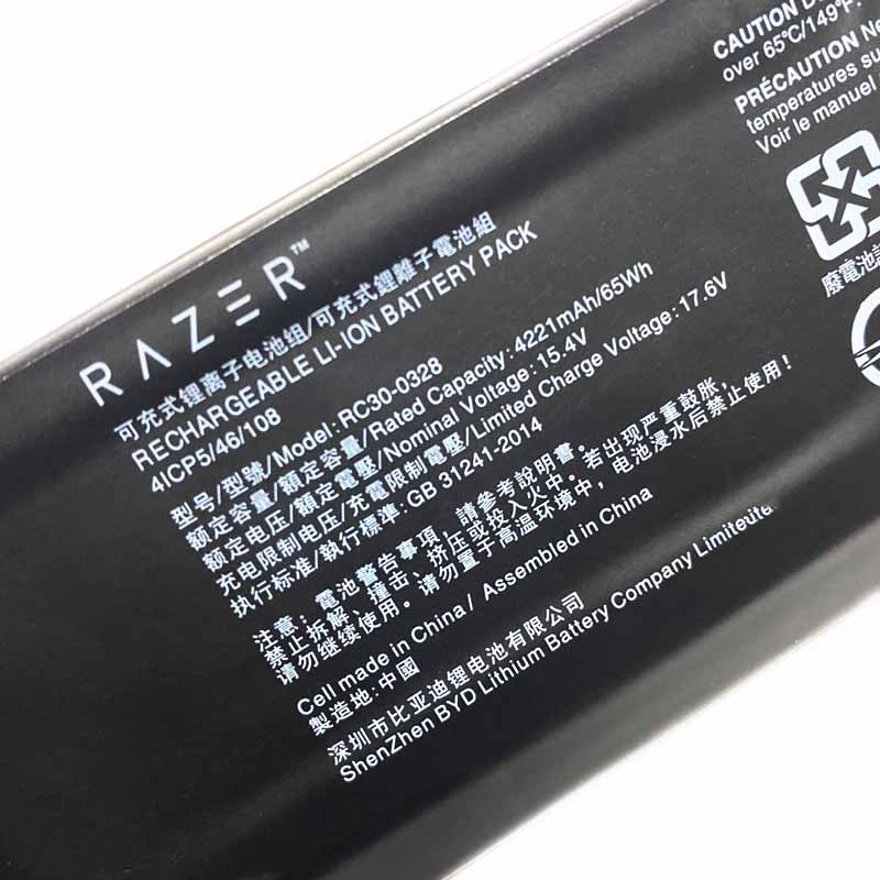 Original Battery Razer Blade 15 Base 2020 RZ09-0328x 4221mAh 65Wh