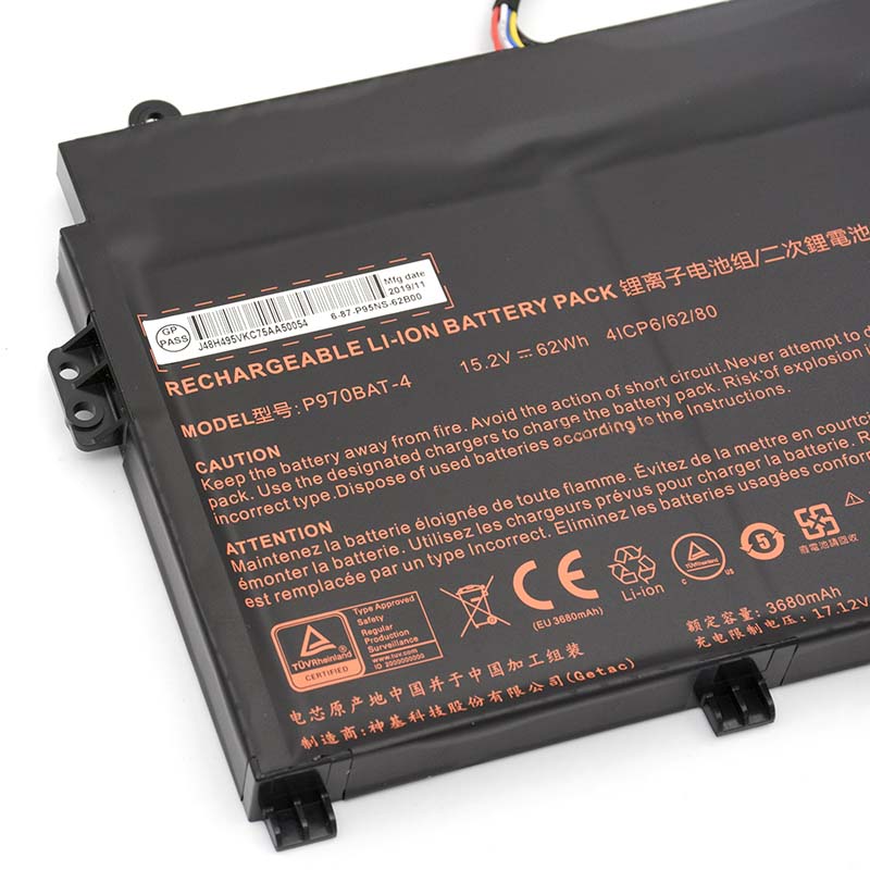 Battery Mifcom SG7 Ultimate(P970RN)(ID 10327) 3680mAh 62Wh