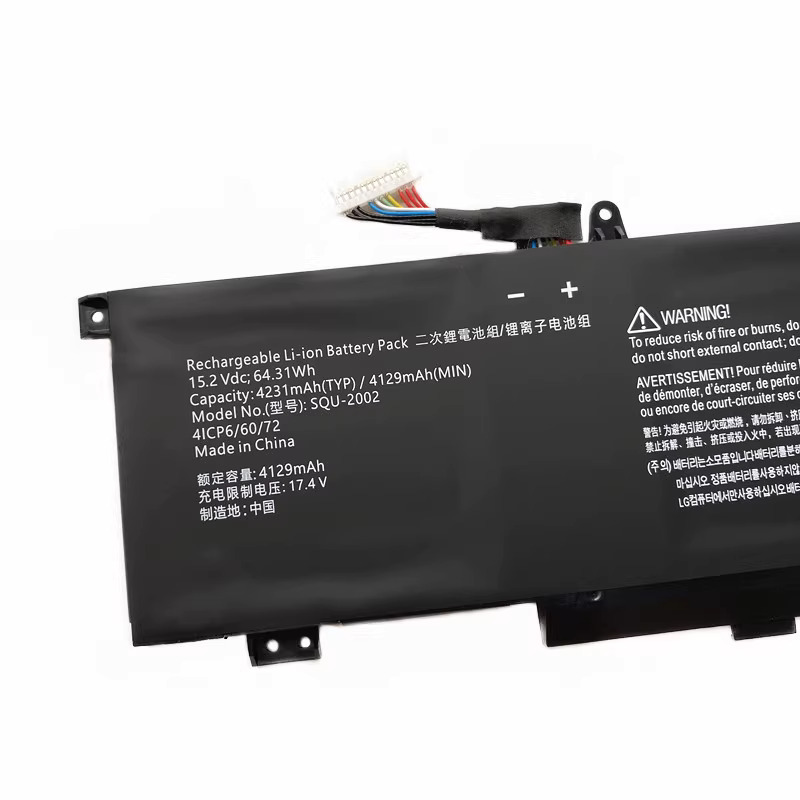 Battery Thunderobot zeroRTX3060 4231mAh 64.31Wh